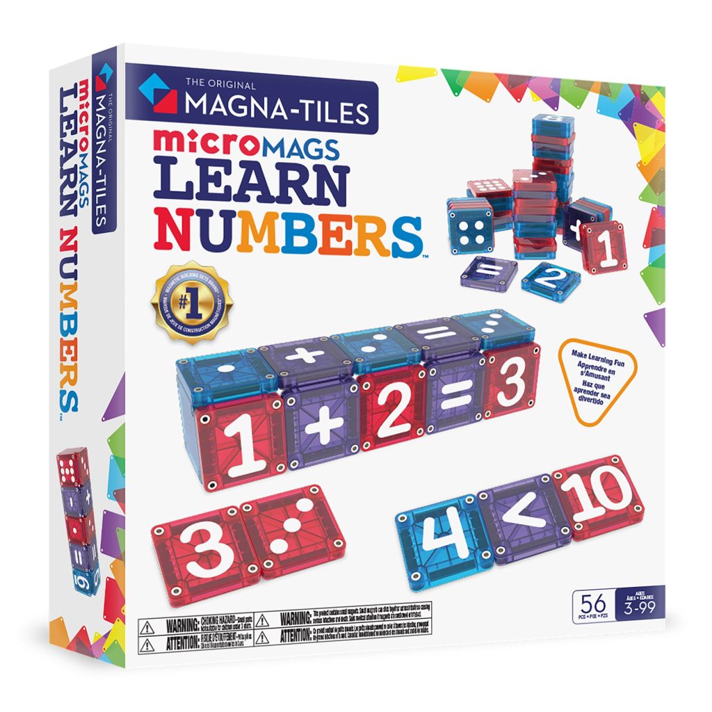 microMAGS LEARN Numbers? 56 Piece Set