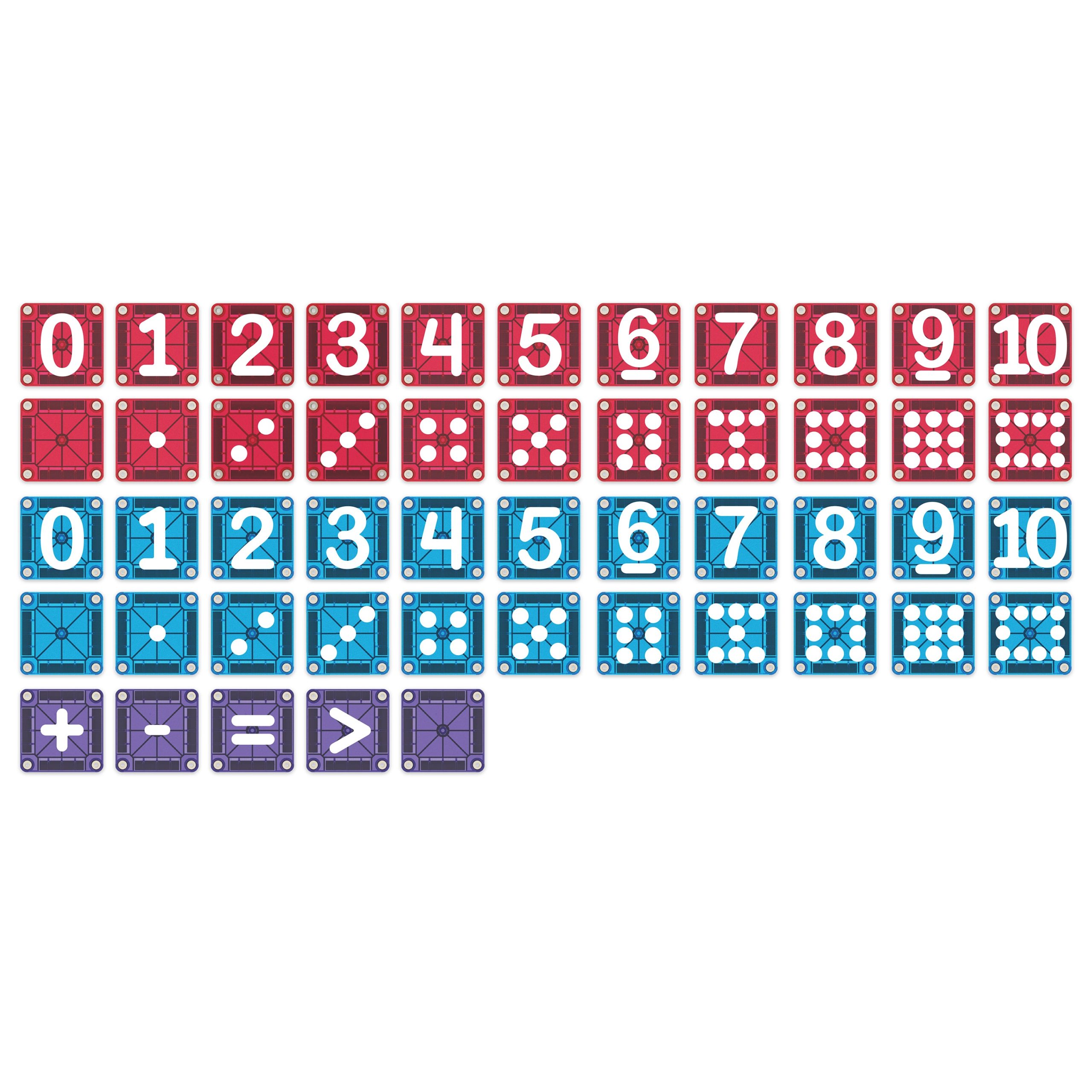 microMAGS LEARN Numbers? 56 Piece Set - Image 3